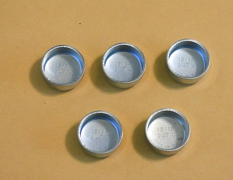 5 Steel 15/16" 24mm Expansion Plugs Engine Freeze Plugs GMC Truck Pontiac Toyota