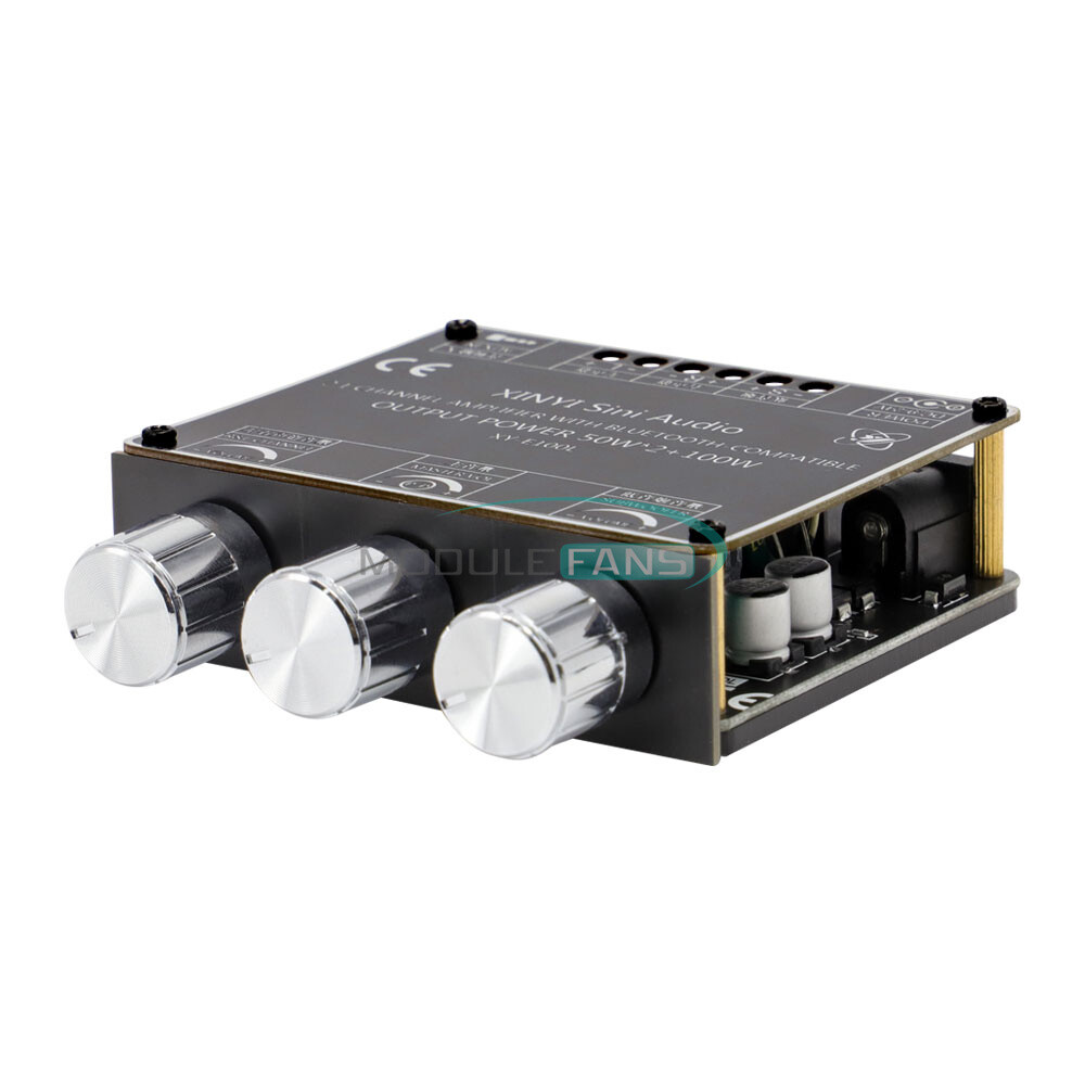 2.1 Channel Bluetooth5.1 Power Audio Stereo Subwoofer Amplifier Board 50W*2+100W