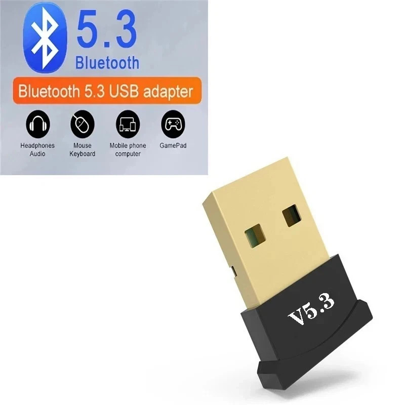 Bluetooth Adapter USB Bluetooth 5.4 for PC Dongle Adapter