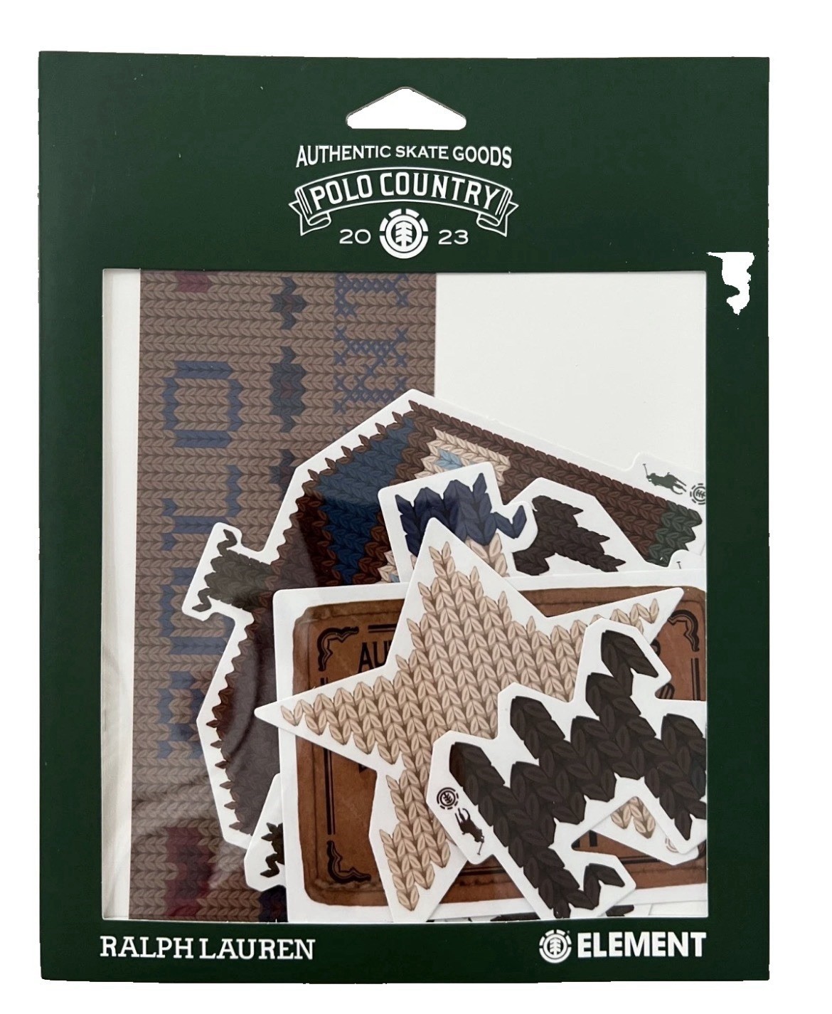 Polo Ralph Lauren x Element Skate Collab Polo Country Sportsman Sticker Set RARE