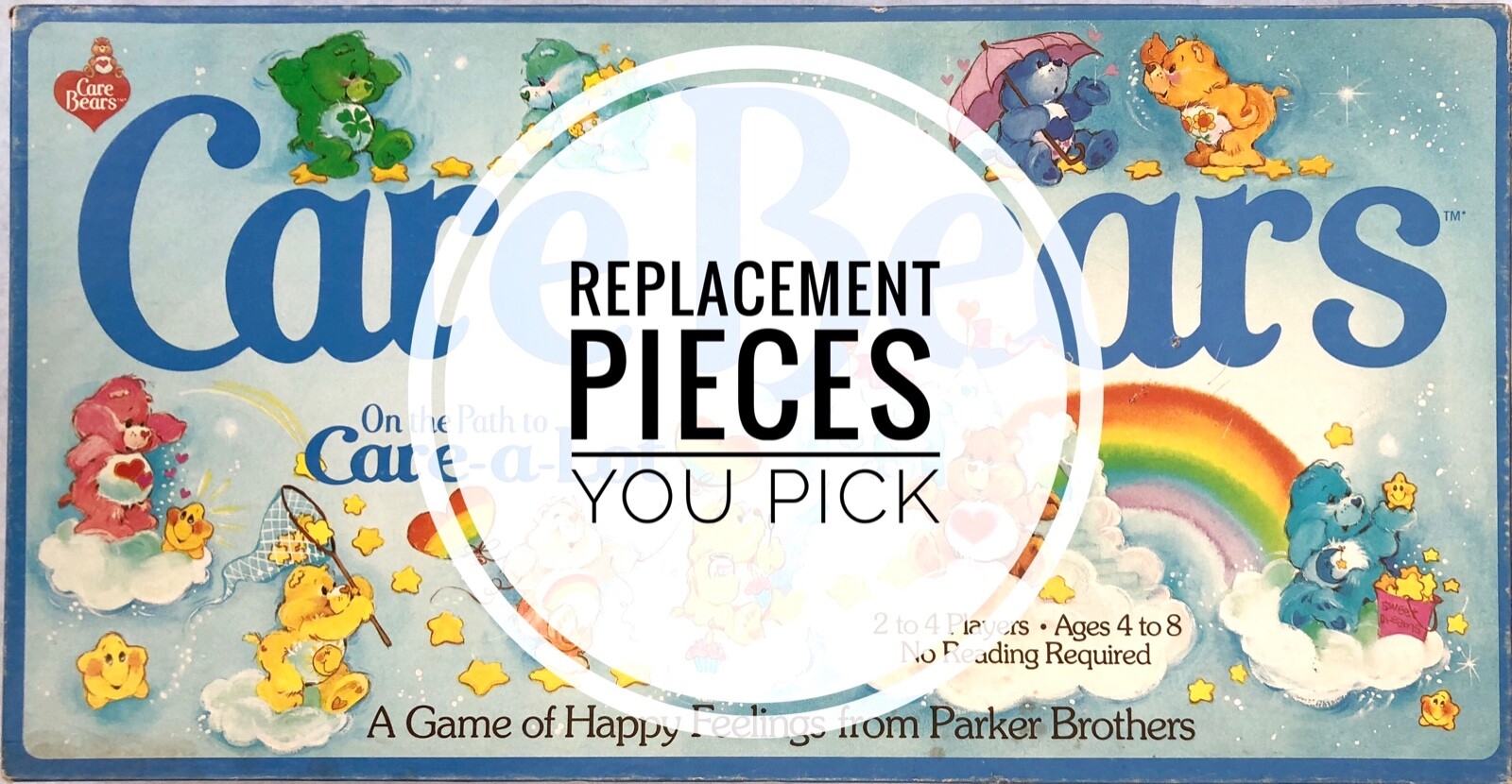 Care Bears On The Path to Care-a-Lot Board Game Replacement Pieces You Pick