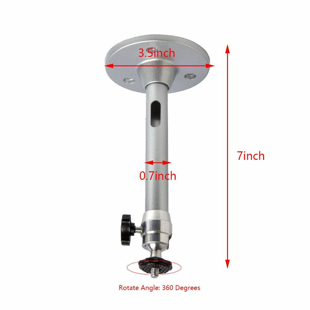 Universal 18/22cm Mini Projector Ceiling Wall Mount Bracket Aluminium Capacity
