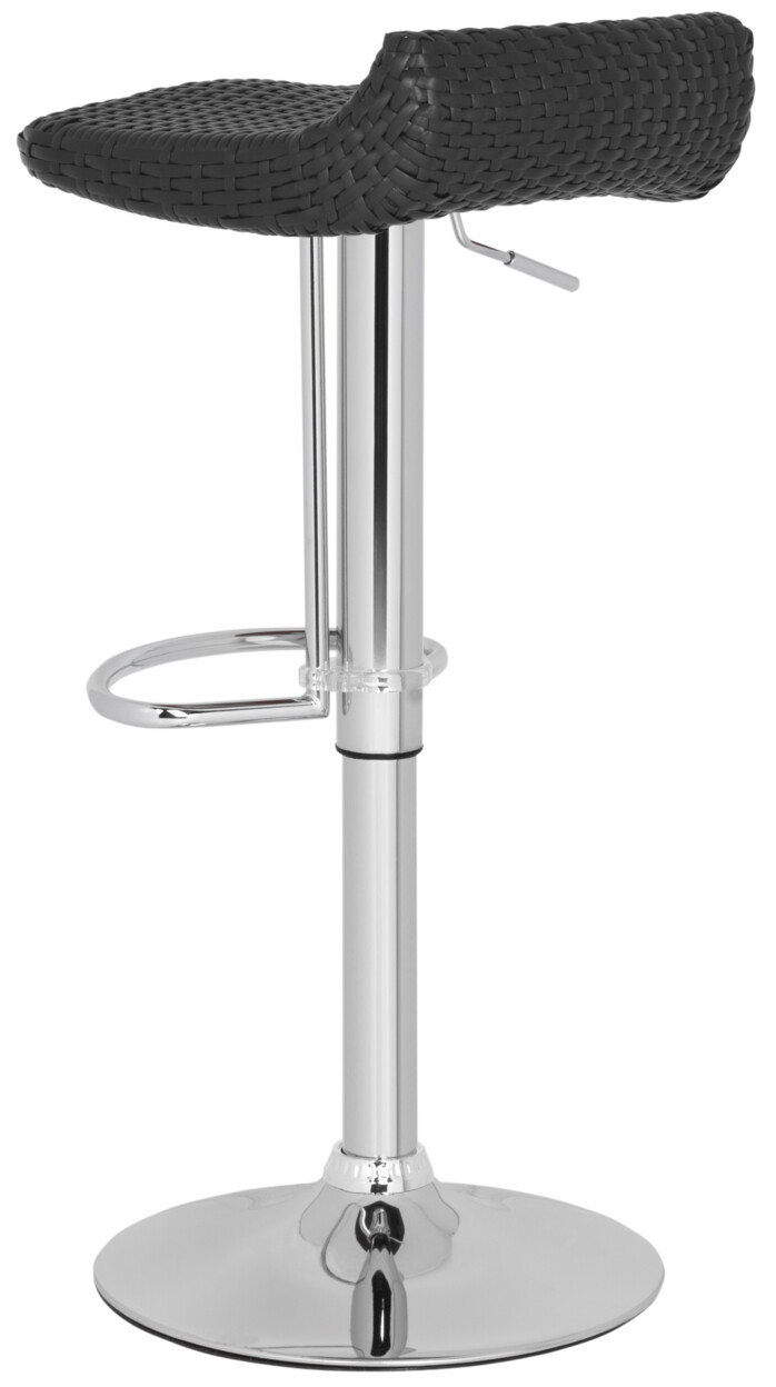 SAFAVIEH Juji Swivel Bar Stool | Black |