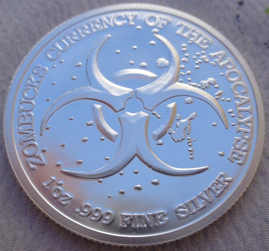 1 oz. 2026 KOOKABuried #2 Zombucks World Series rounds .999 fine silver