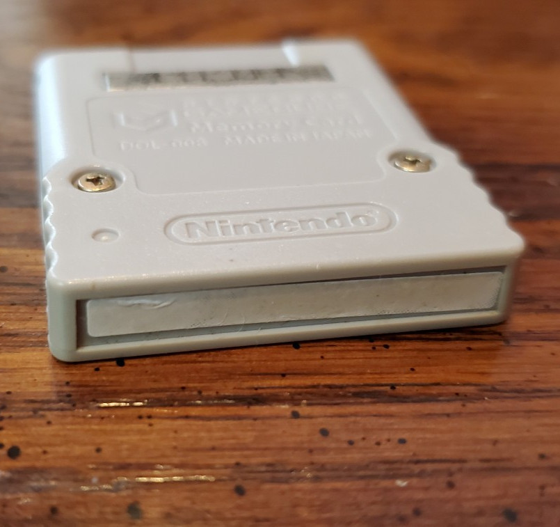 Nintendo GameCube DOL-008 59 Blocks 4MB Memory Card