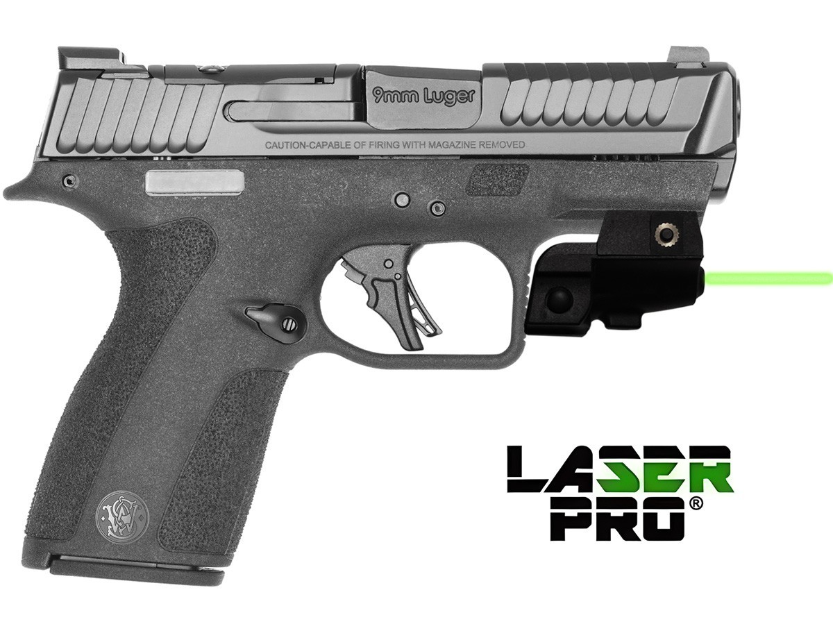 Green Laser Sight for S&W SHIELD X M&P "Shield EZ" models 380 & MP9 & 22 Compact