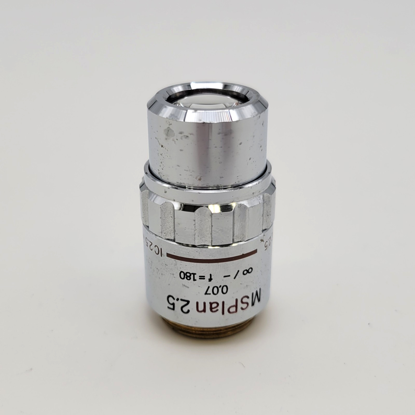 Olympus Microscope Objective MSPlan 2.5x