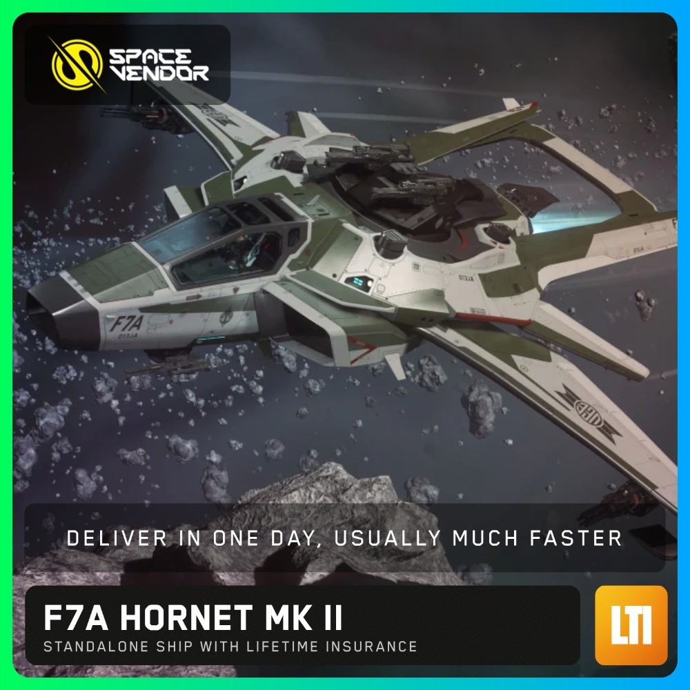 Star Citizen F7A Hornet MK II LTI Lifetime Insurance CCUd - Space Vendor