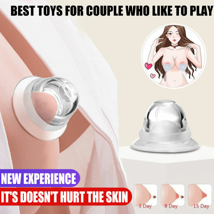 2pcs Nipple Vacuum Cup Sucker Enlargement Enhancer Sucking Breast Pump Women
