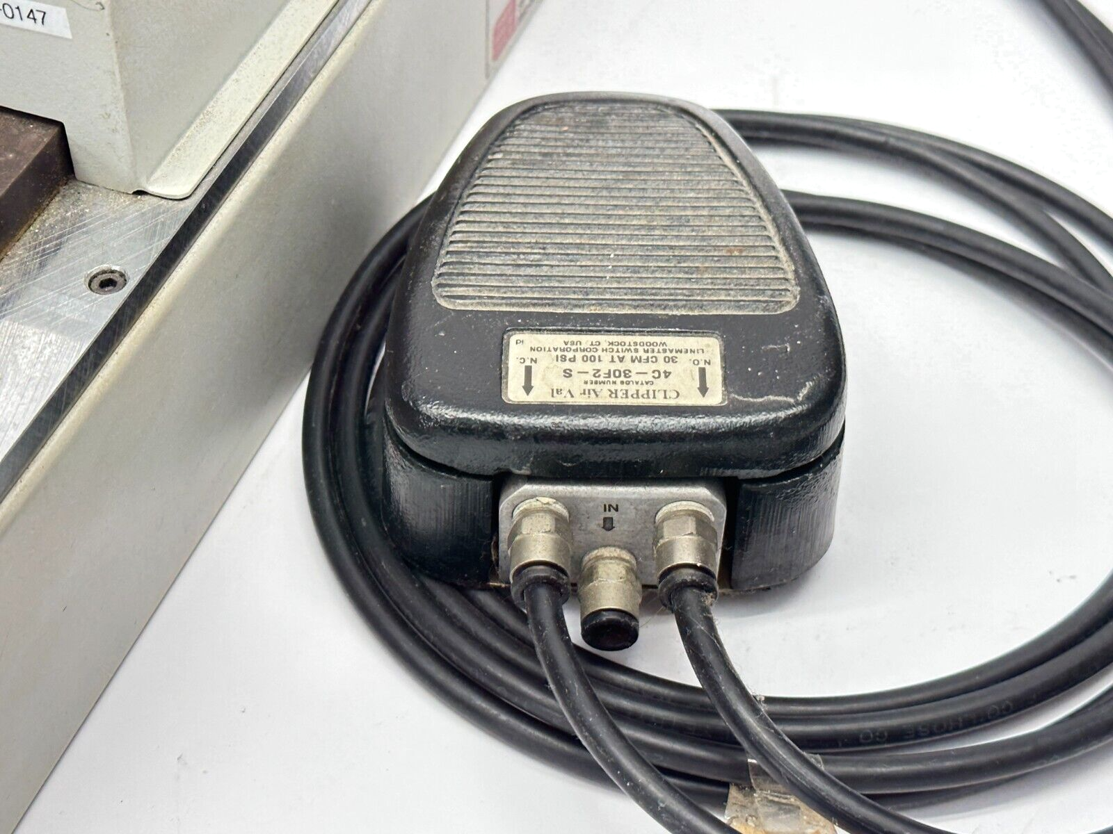 Manix Manufacturing SS-1A Pneumatic Single Stroke Position Lead Former w/ Pedal