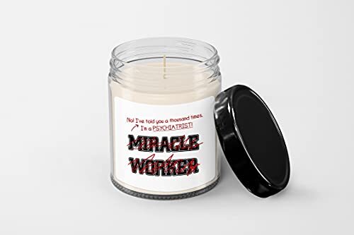 Psychiatrist Worker Candle - Soy Wax Candle - Hand Poured Candle