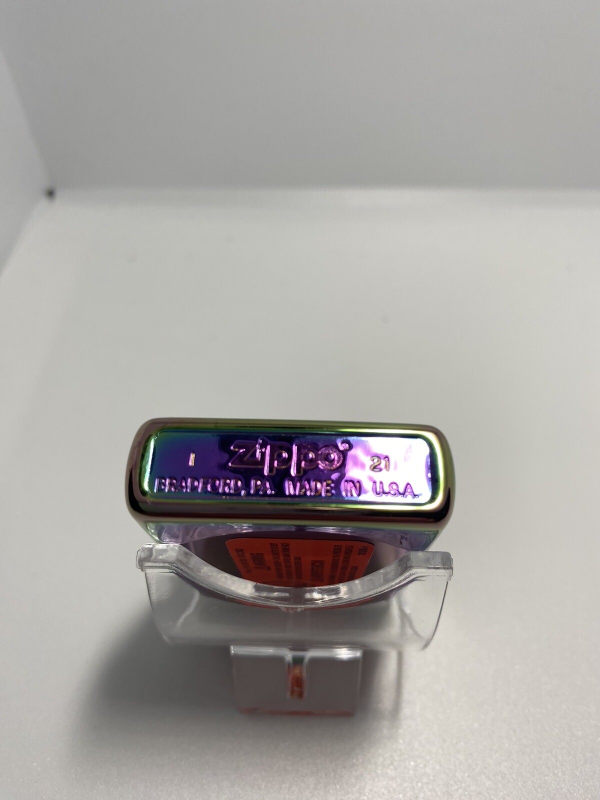 Zippo Psychedelic Brain Design On A 2021 Spectrum Lighter