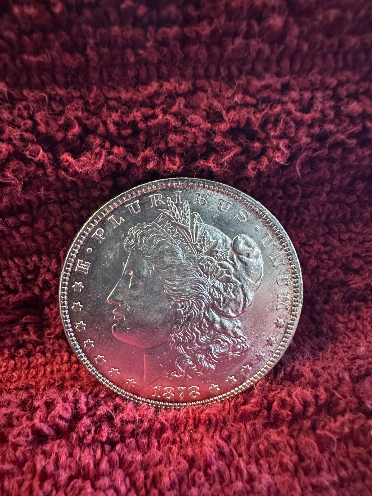 1878 7tf morgan silver dollar Uncirculated +++