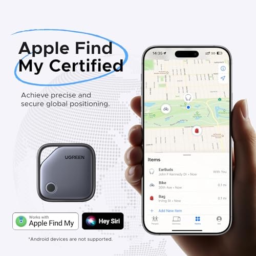 FineTrack Air Tracker Tags (iOS Only) 4 Pack Key Finder | Bluetooth Tracker 2