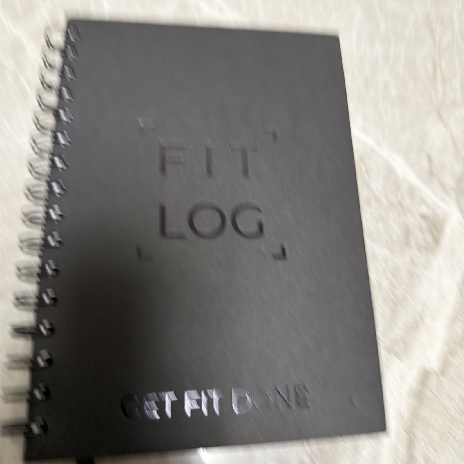 Fitness Log Get Fit Done Fitness Spiral Bound Workout Planner For Men And Women