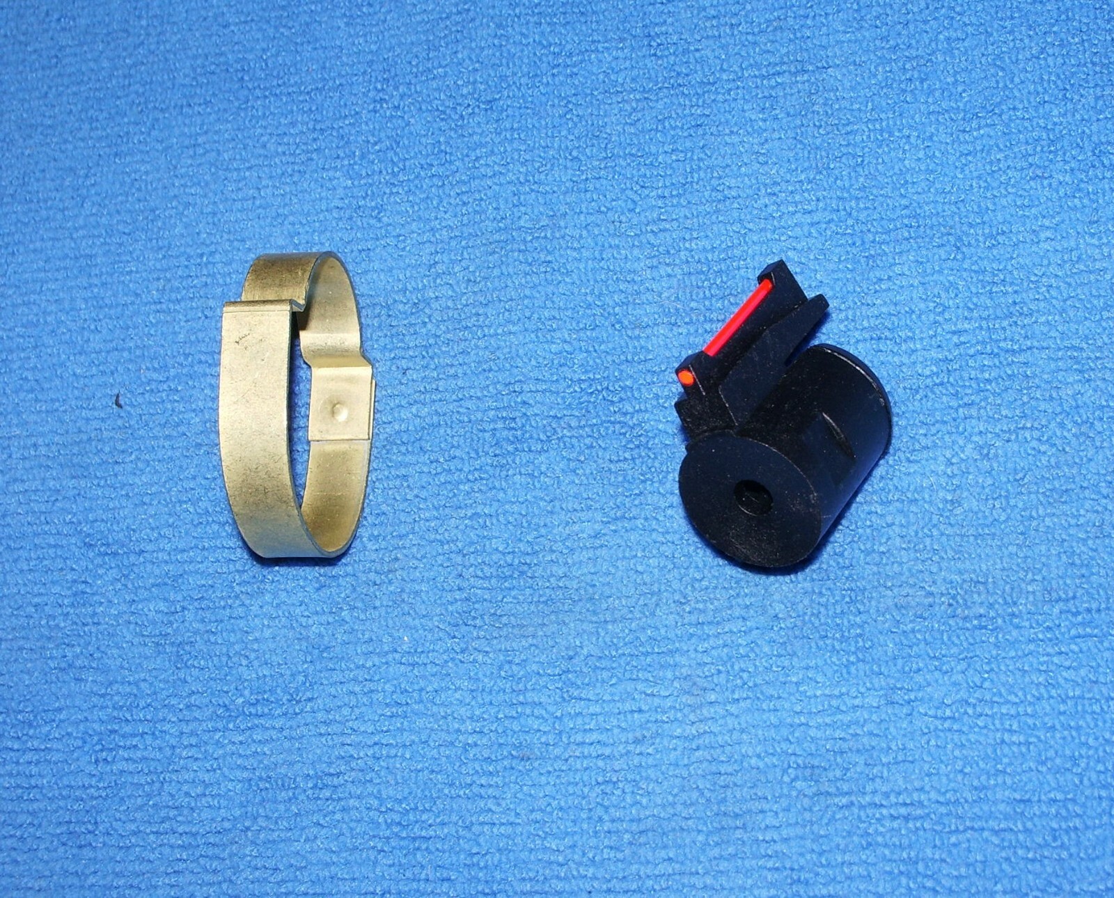 DAISY FIBER OPTIC FRONT SIGHT & GOLD FOREARM BAND FOR 1938B RED RYDER BB GUN