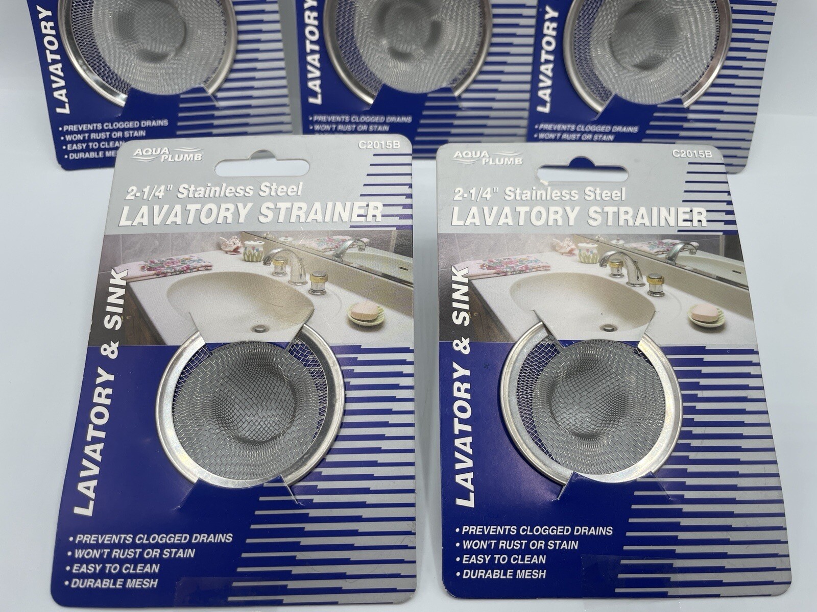 Aqua Plumb Lavatory Strainer & Bathtub Strainer Lot
