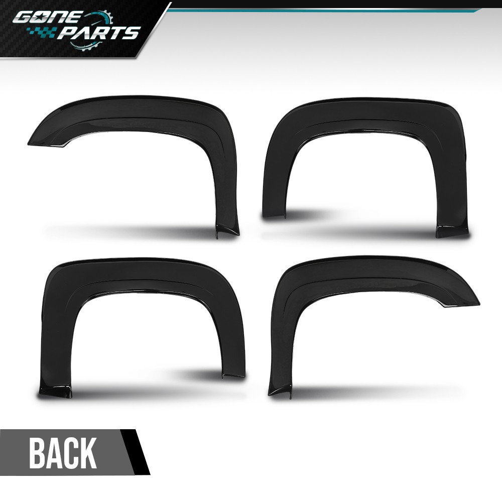 Full Set Paintable Fender Flares Fit For 2007-2013 Chevrolet Avalanche