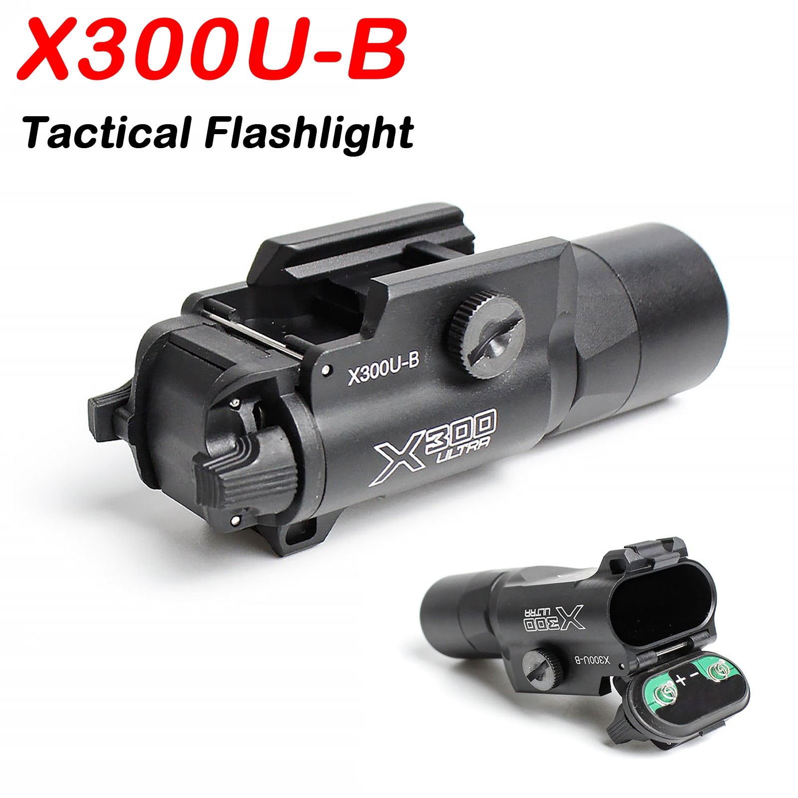 X300U-B Ultra Weapon Flashlight Rifle Hunting for Handgun -Constant & Momentary