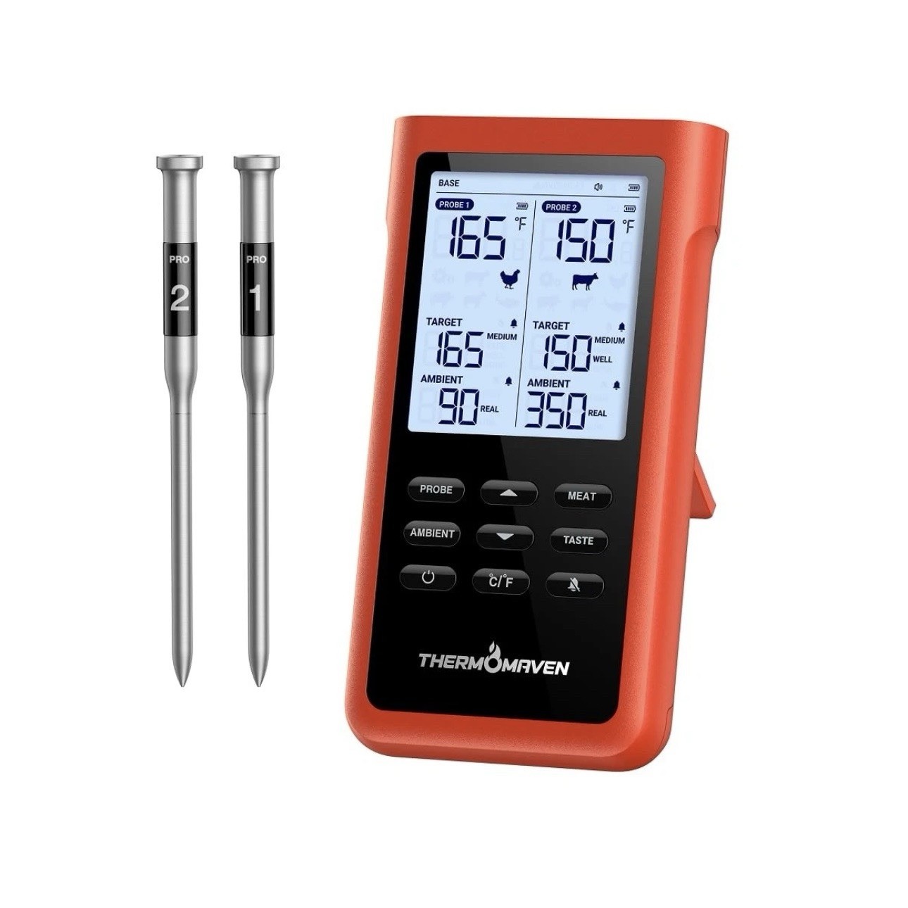 ThermoMaven X2 Smart Wireless Meat Thermometer - 3000FT Range - Model WT12