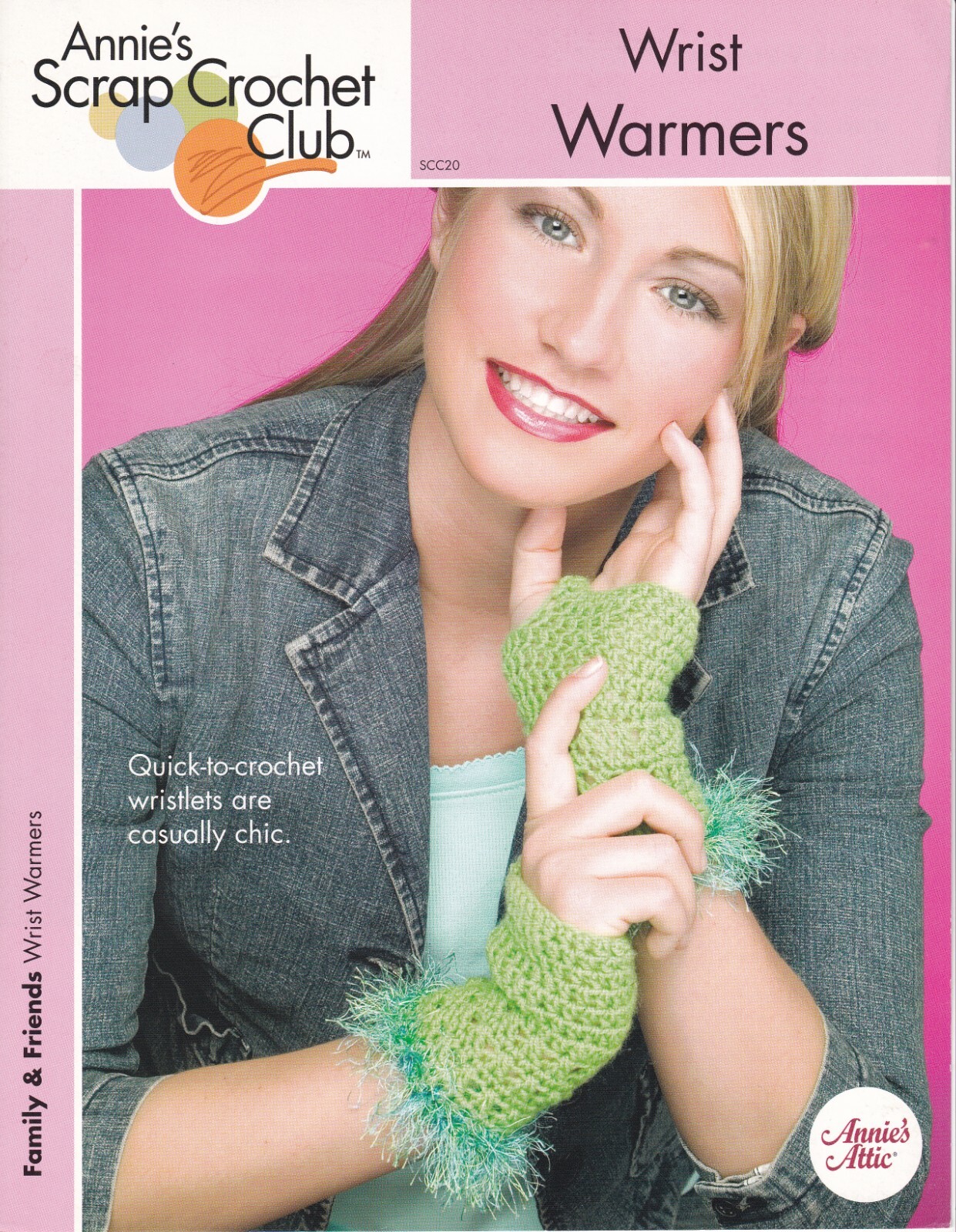 Scrap Crochet WRIST WARMERS Annie's Club