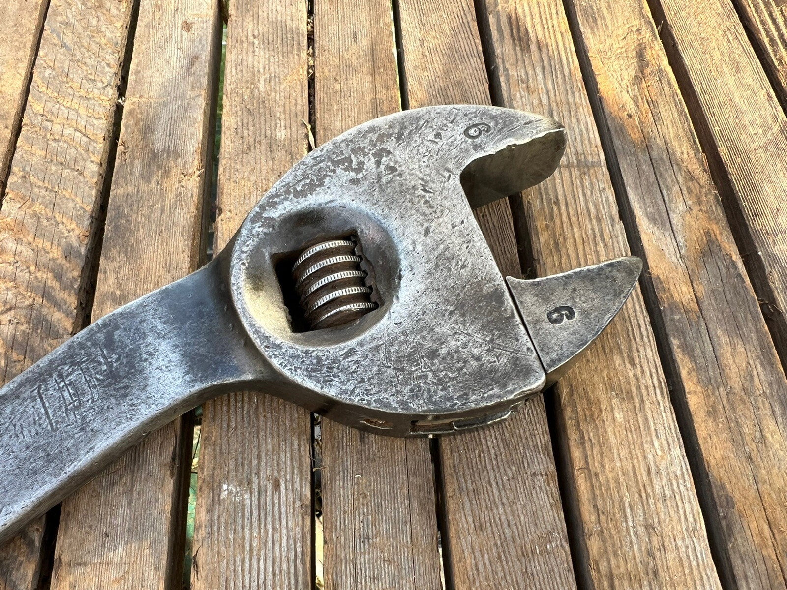 Vintage 16 Inches Adjustable Spanner