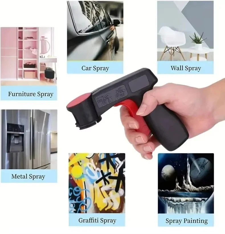 Instant Aerosol Trigger Handle Can-Gun – 2 Pack | Converts Spray Cans into Spray