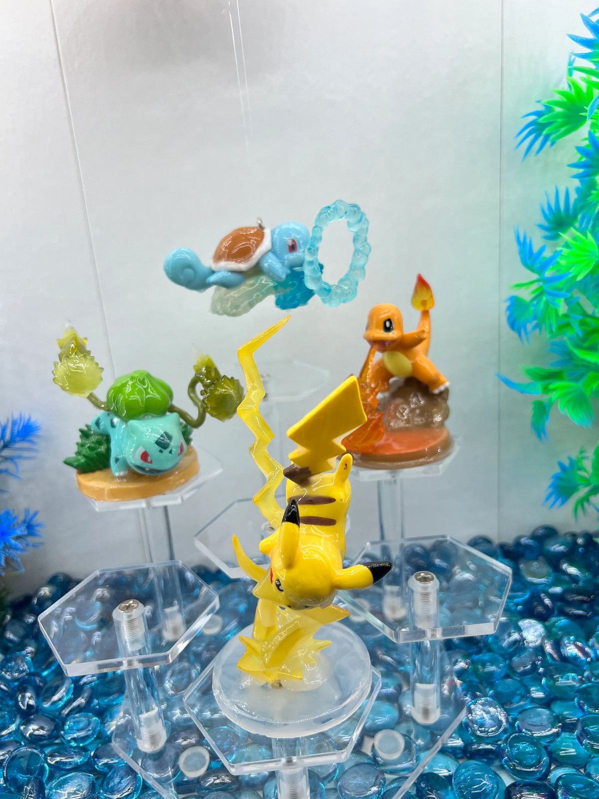 Bulbasaur, Charmander, Squirtle