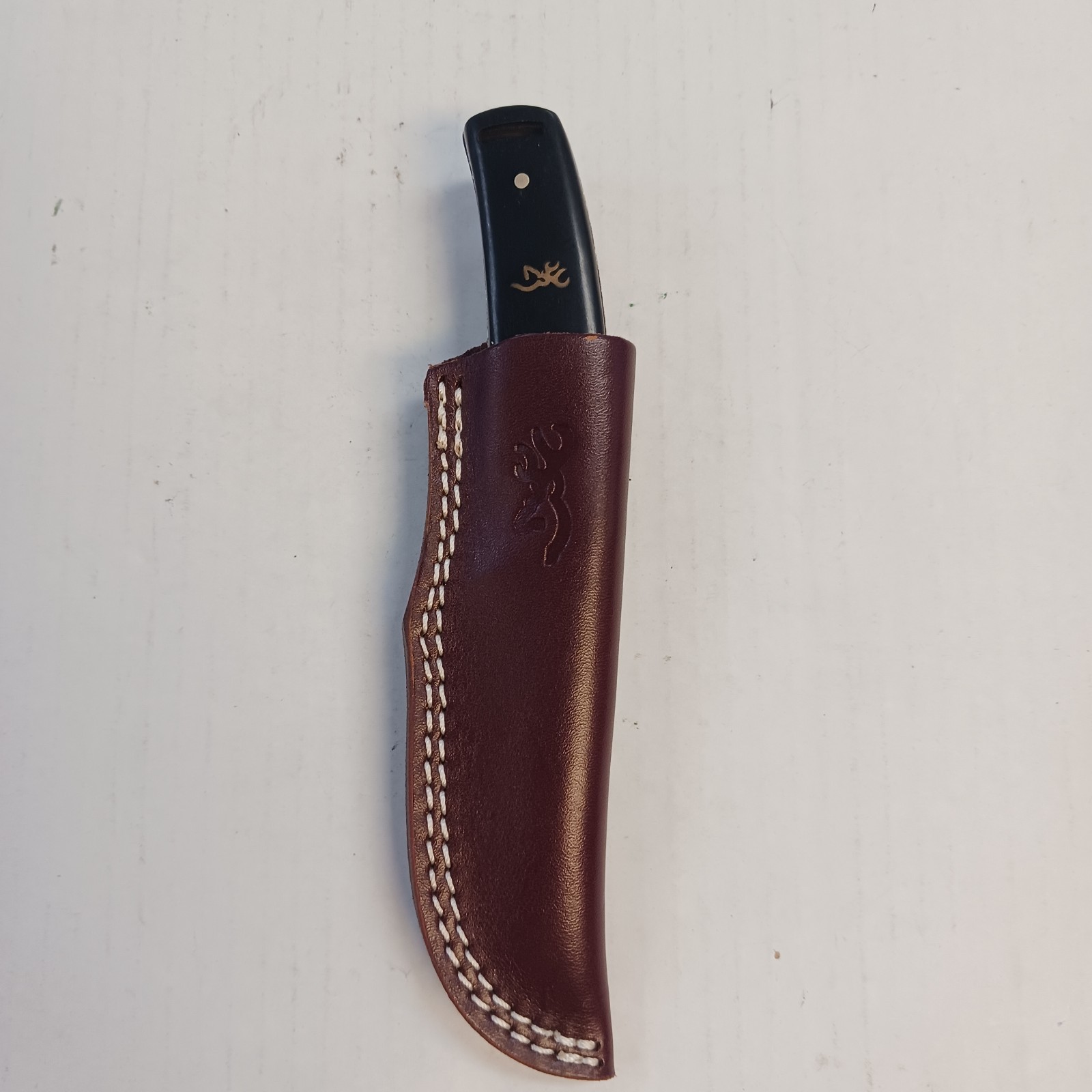 Browning Buckmark Hunter Knife Two Tone Wood 0271