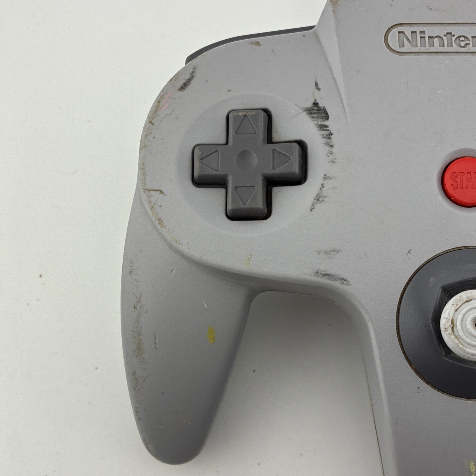 Nintendo 64 Controller Solid Gray NUS-005 Official N64 OEM Tested Loose Stick