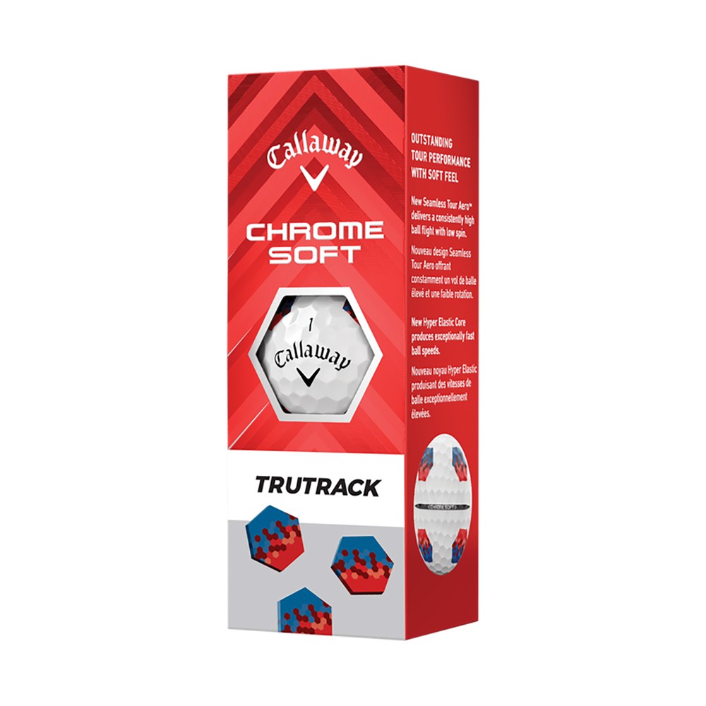 NEW Callaway Chrome Soft TruTrack White 2024 Golf Balls - Choose Quantity!