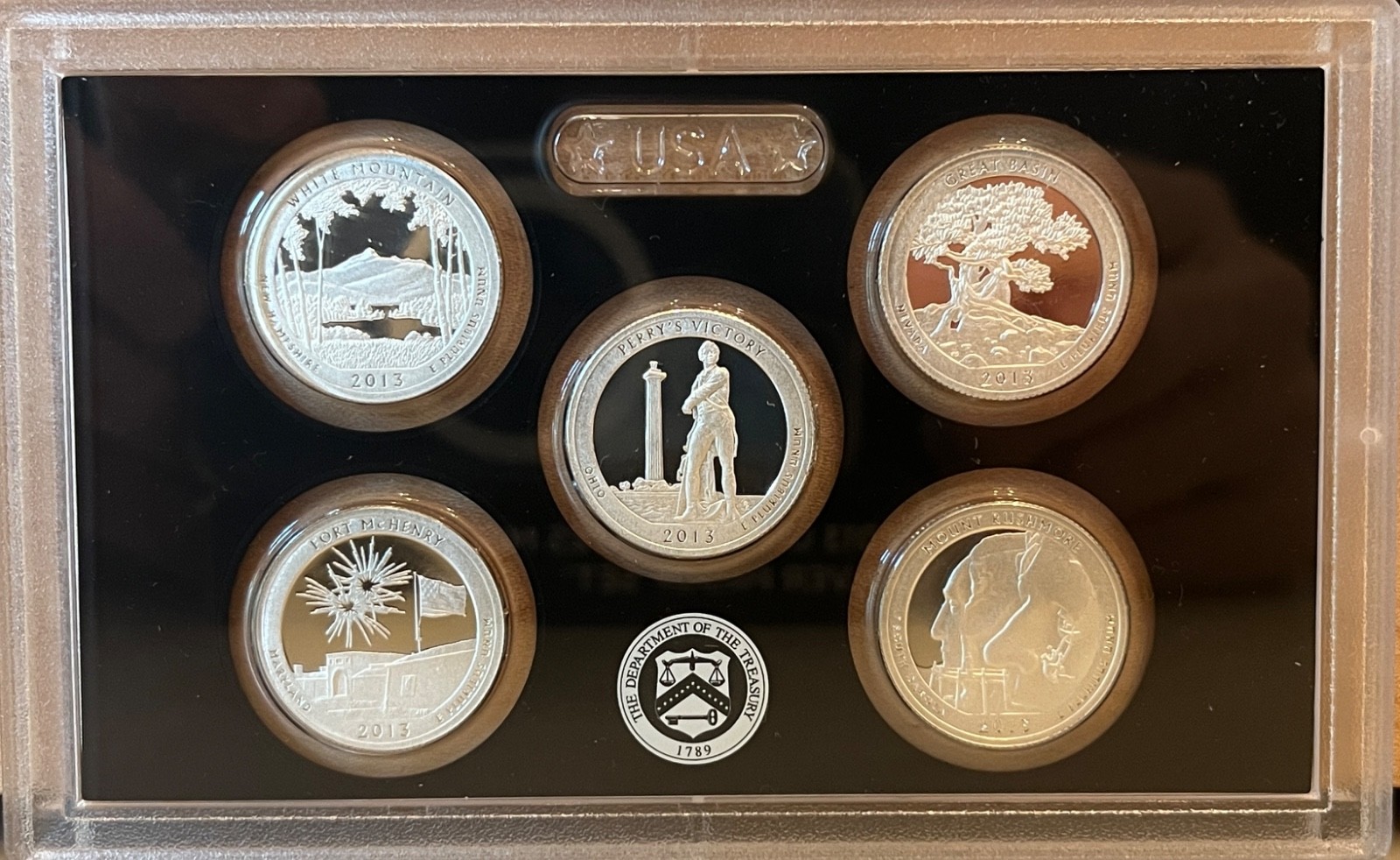 2013 US Mint Silver Proof Set $1 Proof Silver San Francisco COA