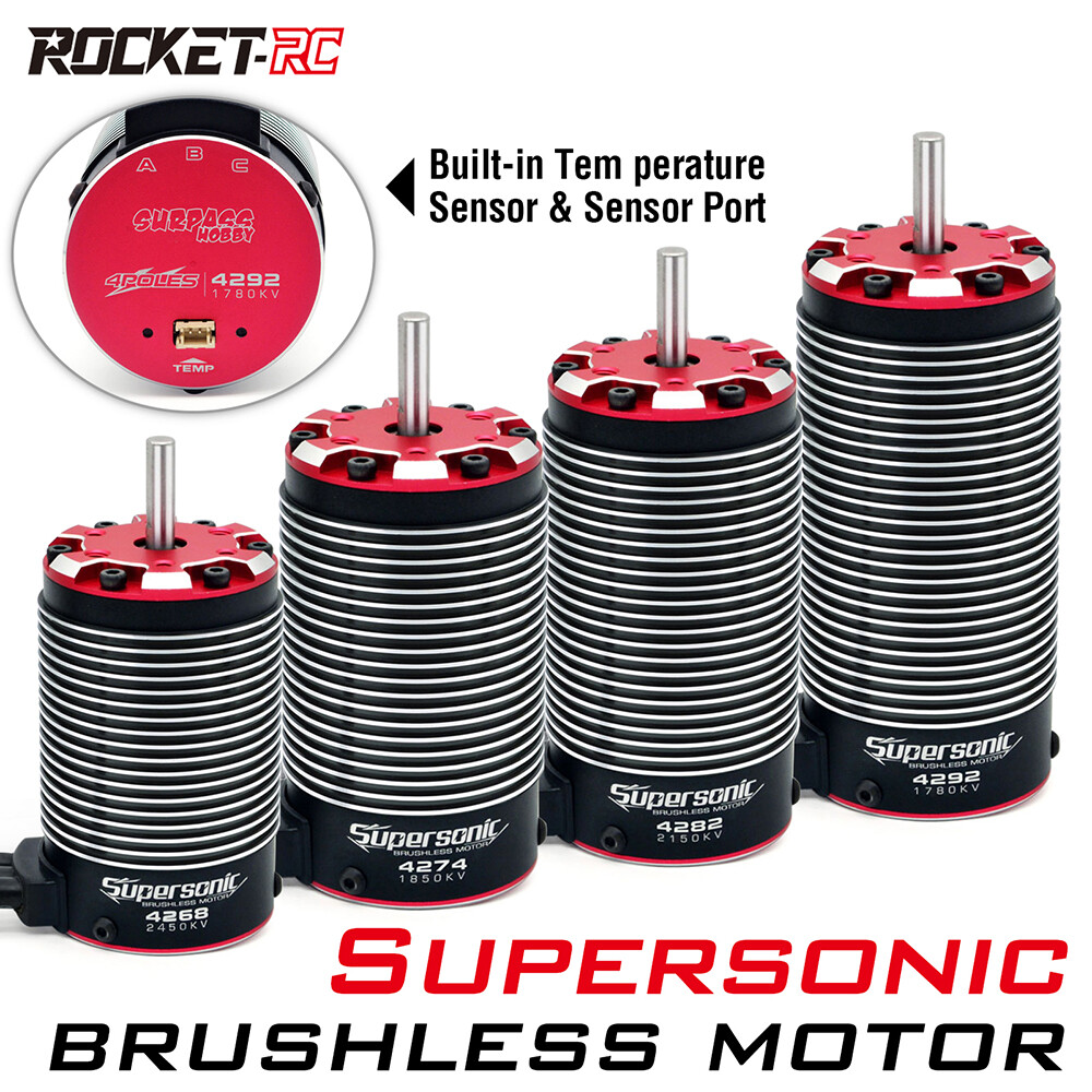Rocket-RC Brushless Motor 4268 4274 4282 for 1/8 1/7 RC Car Traxxas Wltoys HSP
