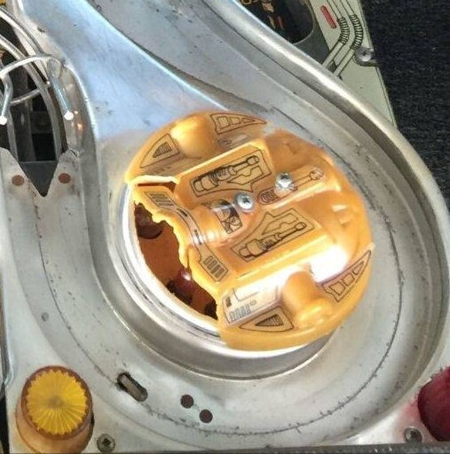 Big Daddy 3D printed replacement ion cannon plastic for Data East Laser War