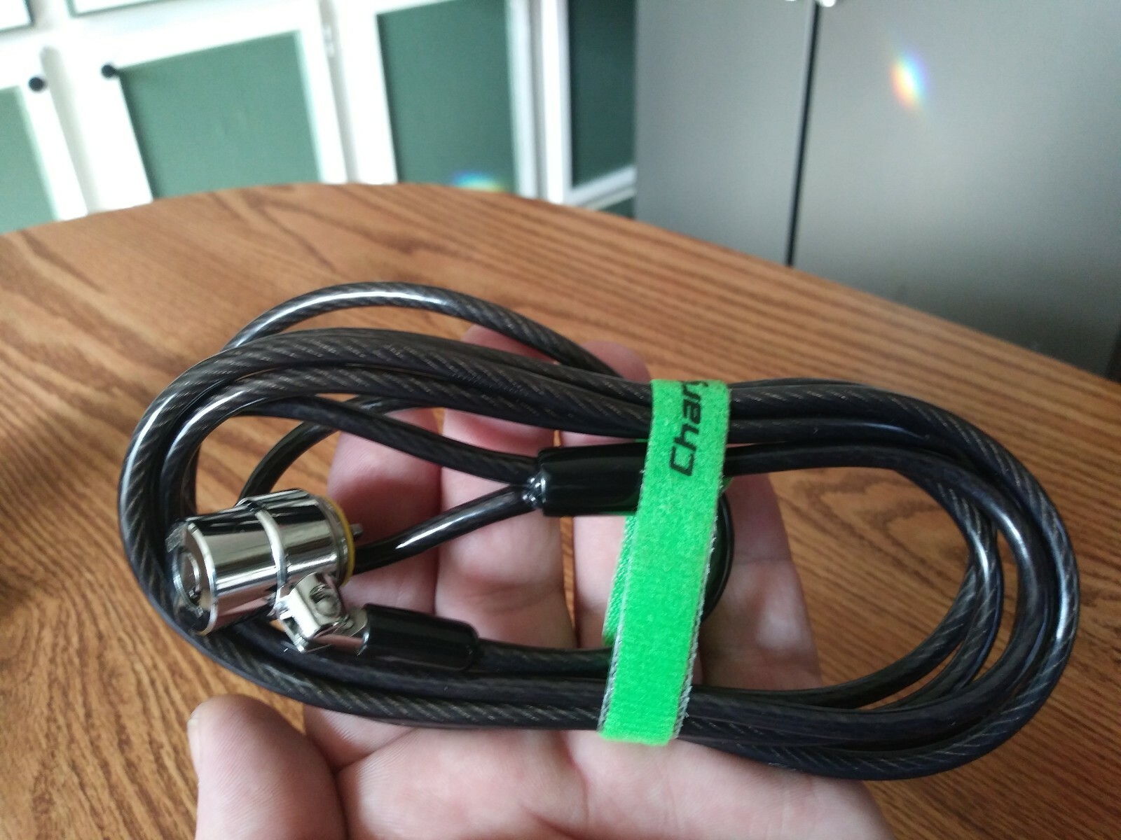 CHARGETECH ENTERPRISES LLC CT-200003 CHARGETECH ANTI-THEFT CABLE LOCK WITH KEYS
