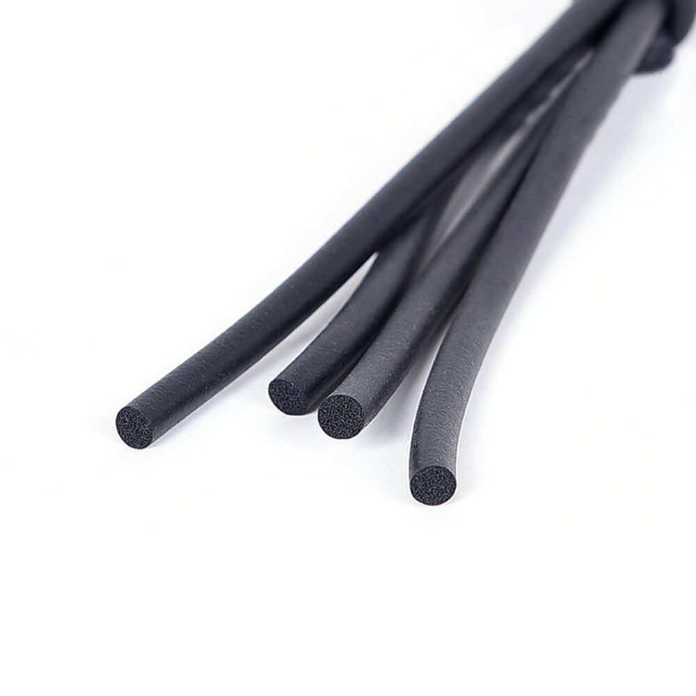 1/5-meter Solid EPDM Rubber Round Rod O-ring With Non Foaming Diameter of 3-20mm