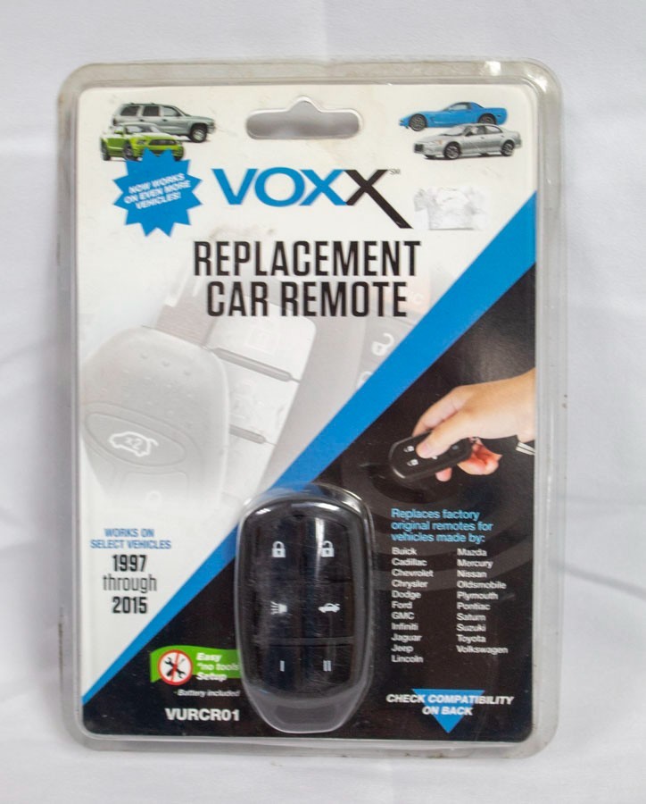 Audiovox VURCR01 Replacement Car Remote For Select 1997-2016 Vehicles