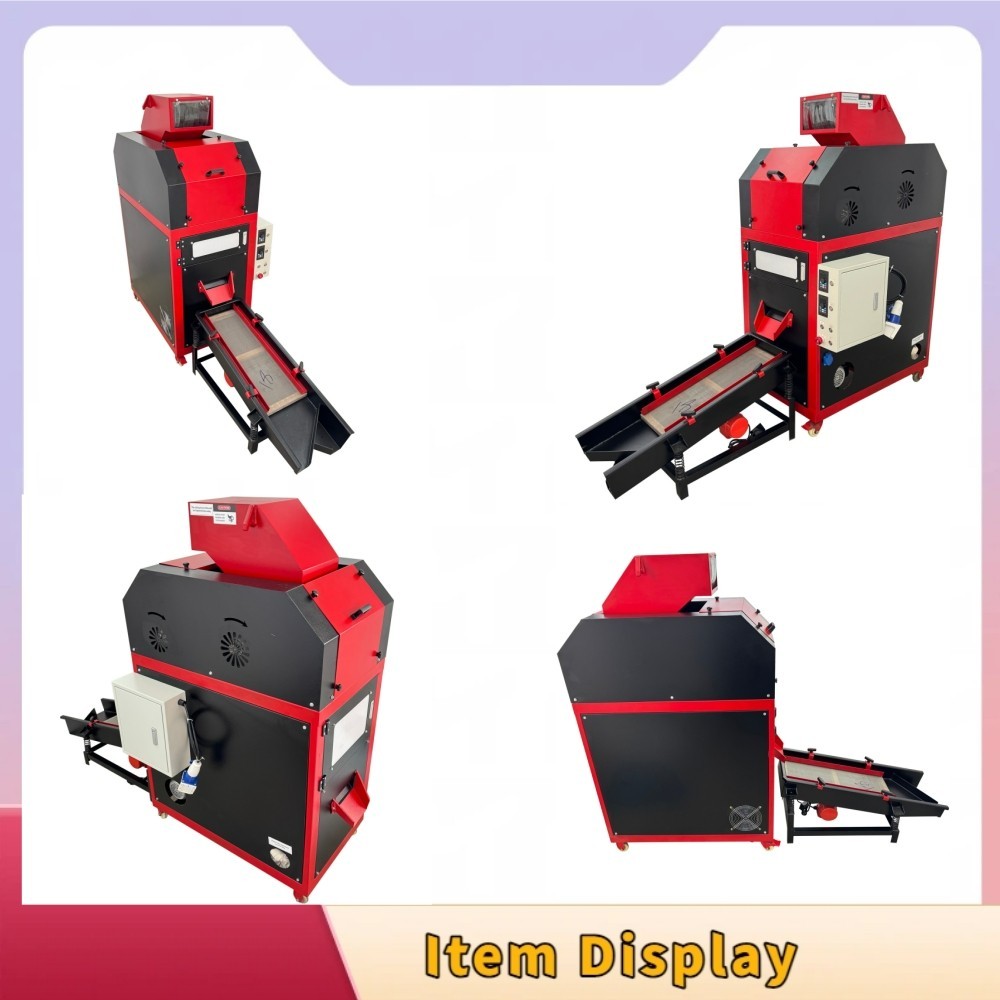 220V Copper Wire Granulator Machine Waste Cable Recycling Copper & Plastic Separ