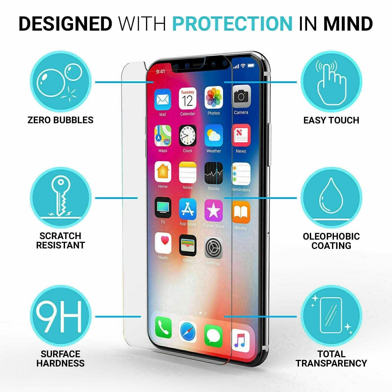 TEMPERED GLASS SCREEN PROTECTOR For SAMSUNG GALAXY A14 9H FULL COVERAGE GORILLA