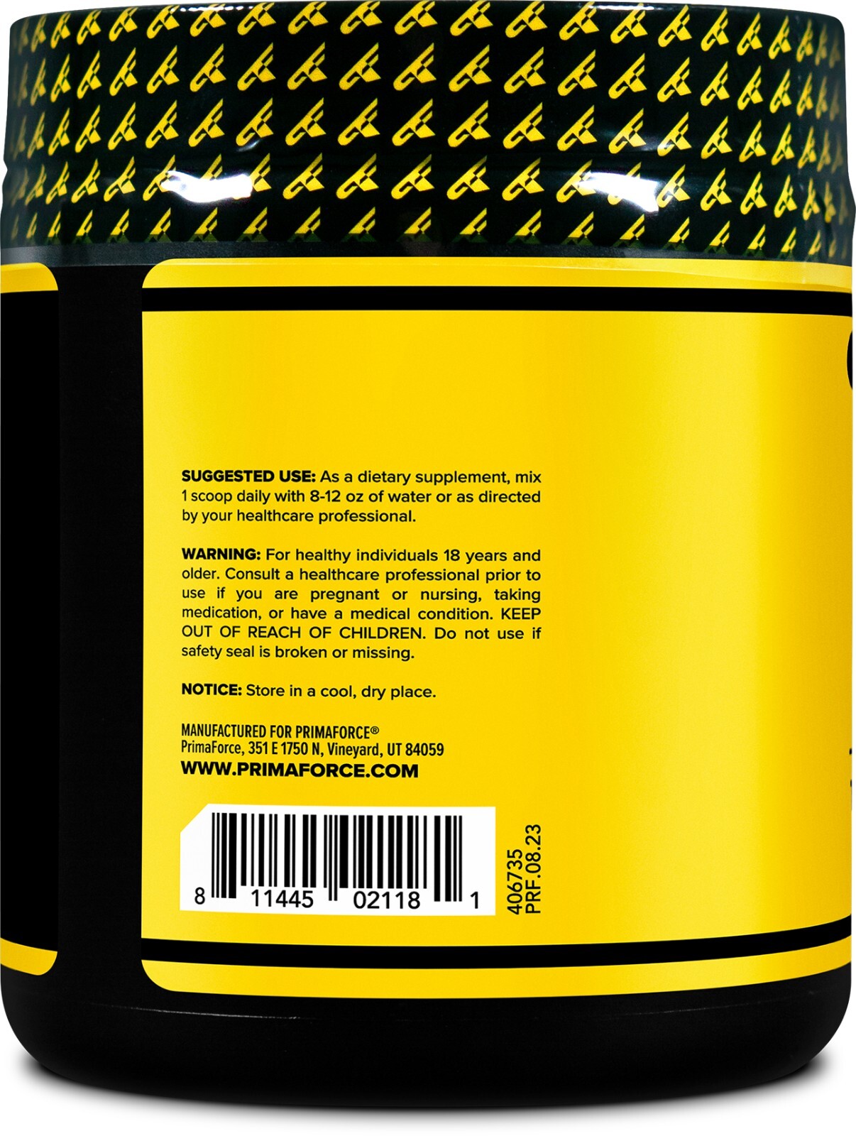 PrimaForce L-Arginine Complex Powder (30 Servings Per Bottle) (Peach Mango)
