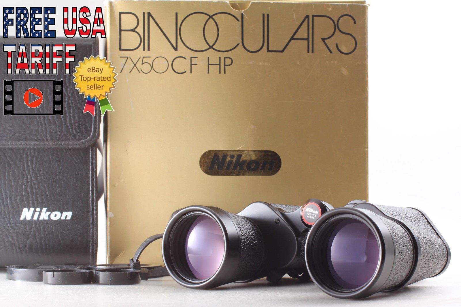 [MINT+ in Box] Nikon binoculars 7x50 7.3 CF HP Wide Angle Porro Prism From JAPAN
