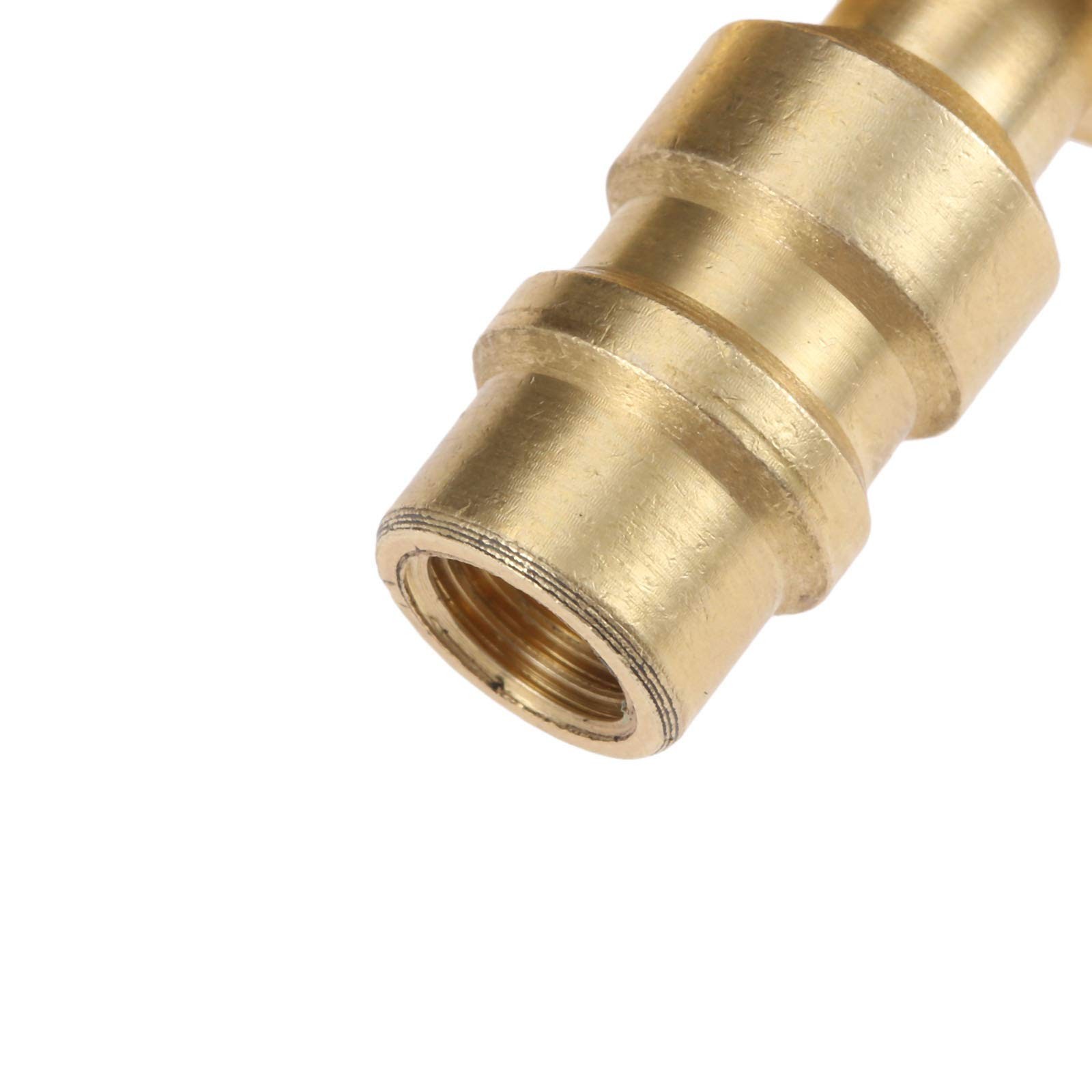 R12 to R134 A High/Low AC Fitting Port Retrofit Conversion Adapter, Quick Cou...