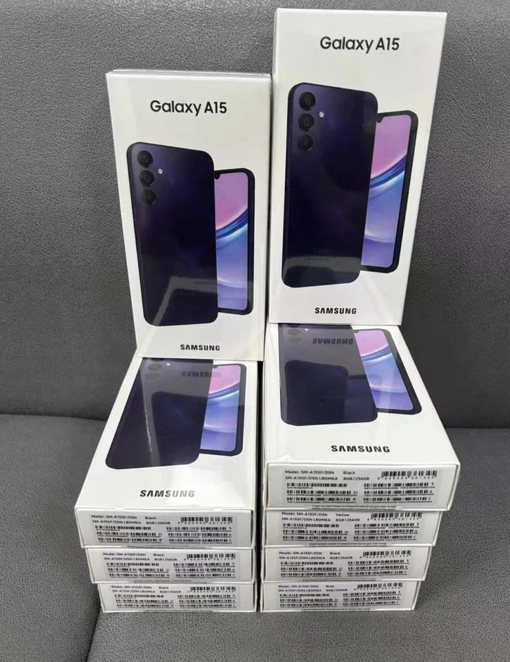 NEW SEALED Samsung Galaxy A15 5G 128GB Factory Unlocked 6.5'' - Brave Black
