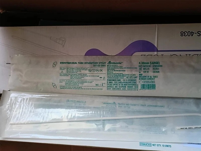 ETT Intubation Stylet, pack of 10 pcs
