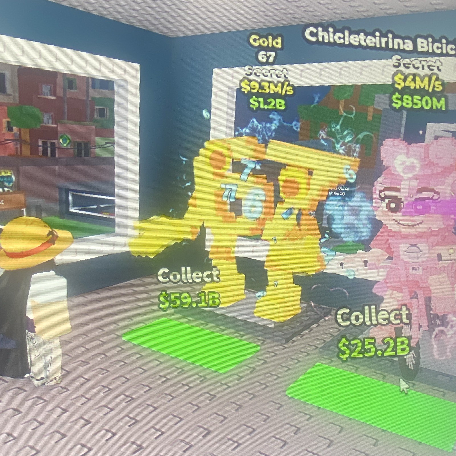 Chicleteirina Bicic Gold Gen 67 Secret In-Game Virtual Collectible Item