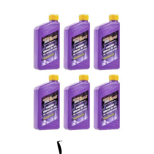 6 PACK!!!! Royal Purple 11487 Break-In SAE 10W-30 Synthetic Motor Oil - 6 Quarts