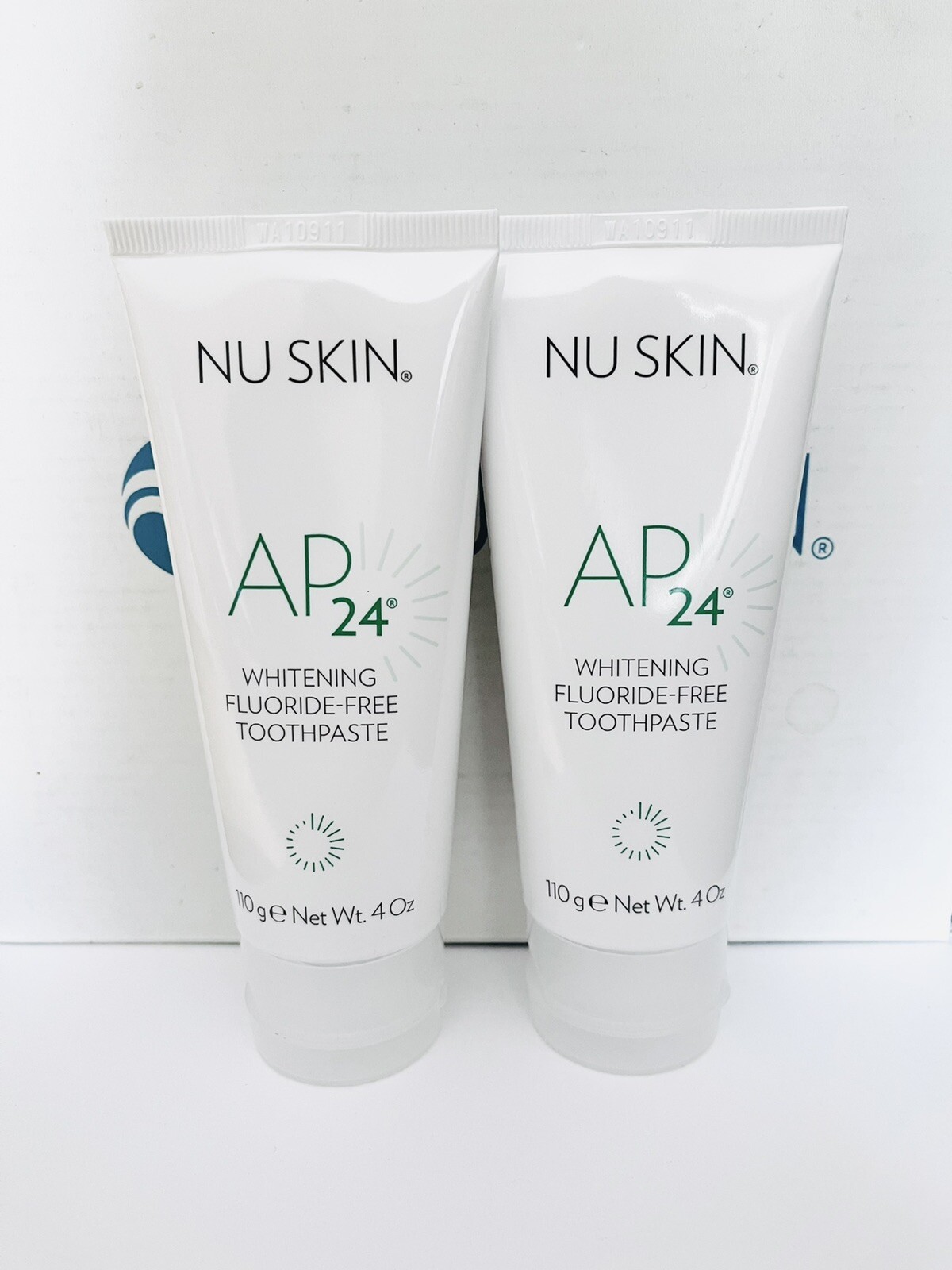 AP 24® NU SKIN WHITENING FLUORIDE-FREE TOOTHPASTE-2 PACKS EXP 11/2027