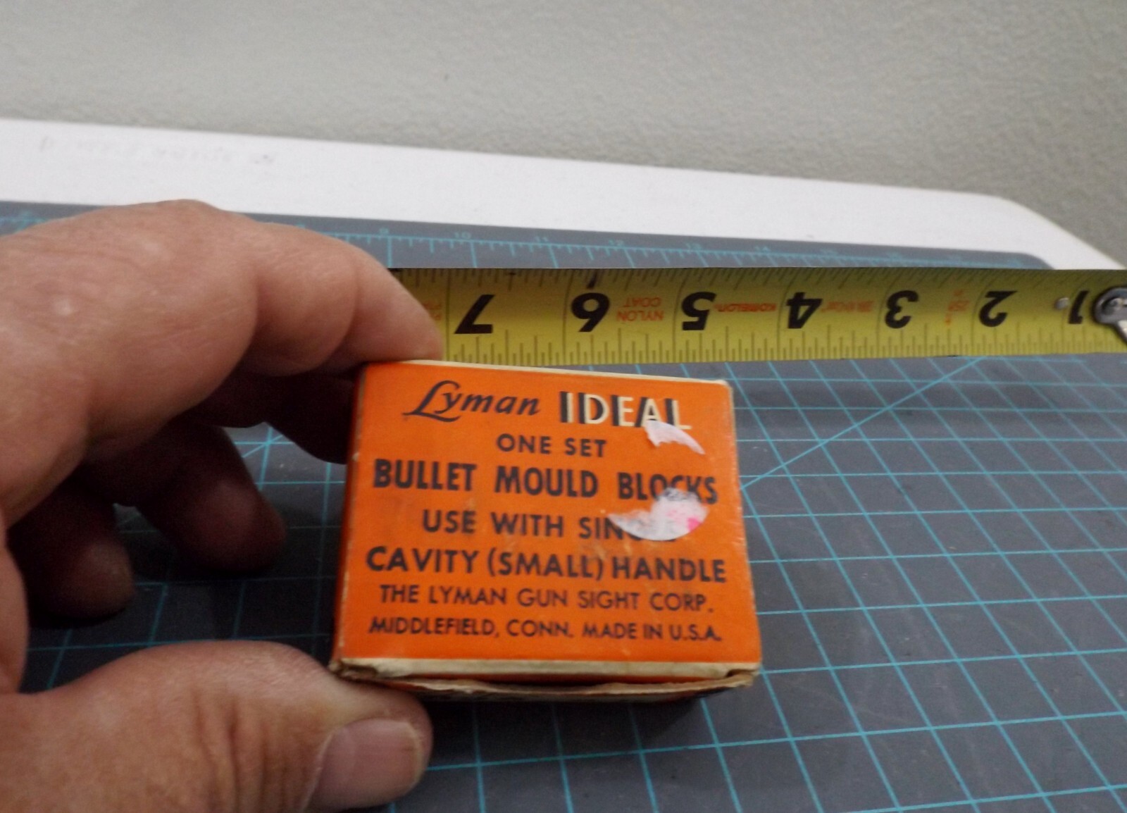 Vintage Lyman Ideal Bullet Mould Blocks Mold 445 61 round ball