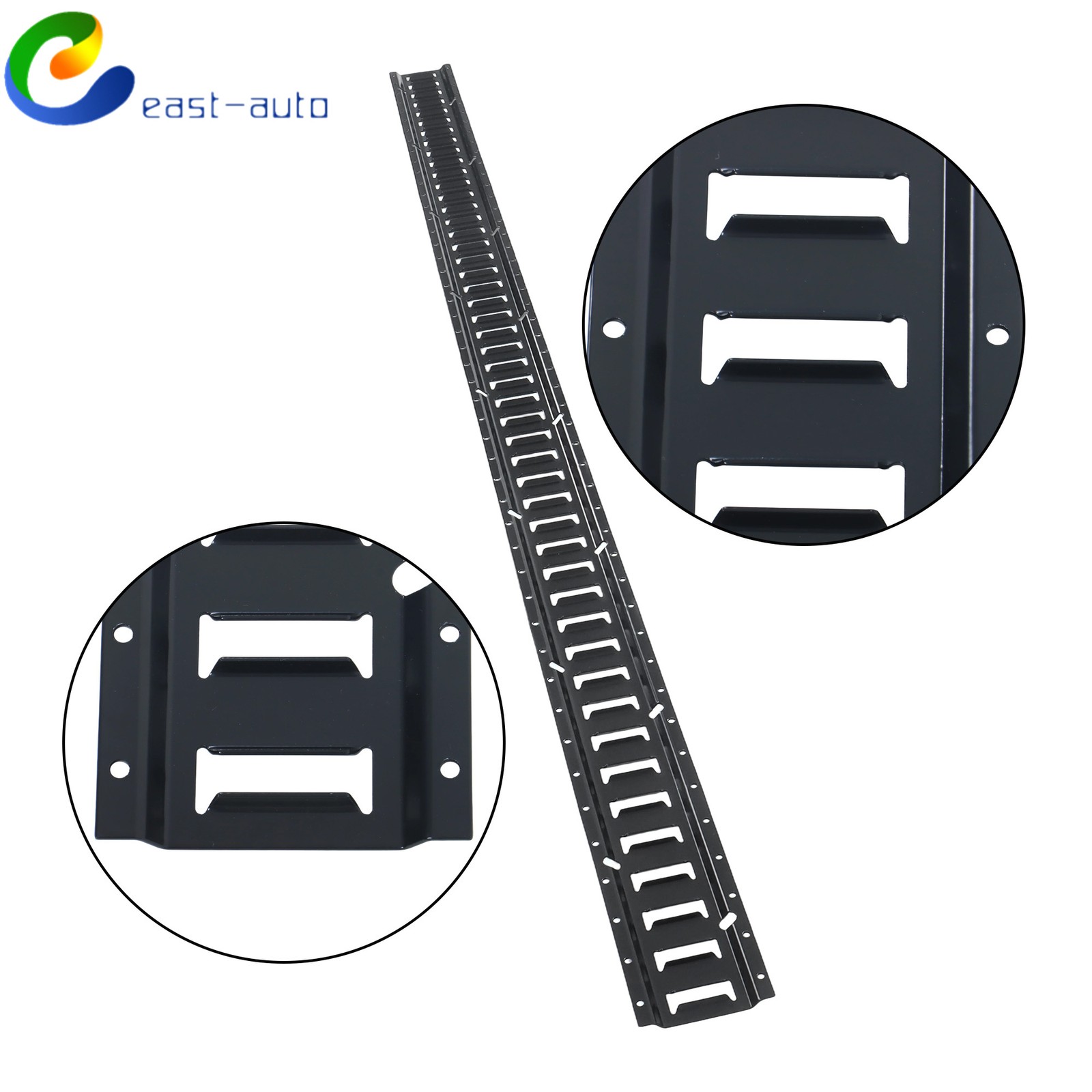 5 Pack 8' E Track Tie Down Rail Kit Fit For Garages Vans Trailers Tie Downs