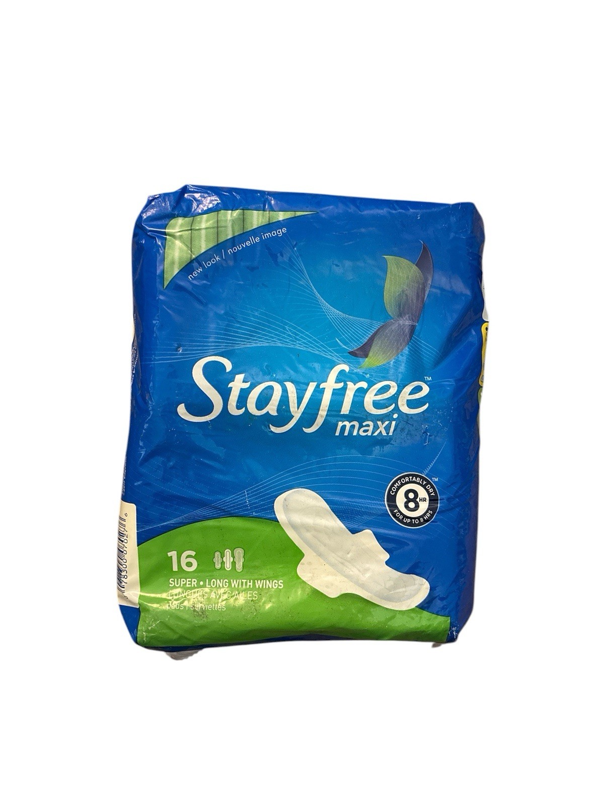 Stayfree Maxi Pad-Super Long with Wings-16 Count